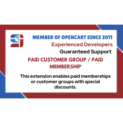 Paid customer group / paid membership